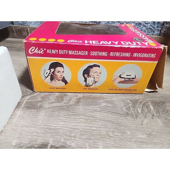 Chic heavy duty massager soothing refreshing invigorating! tested original box - Picture 6 of 12